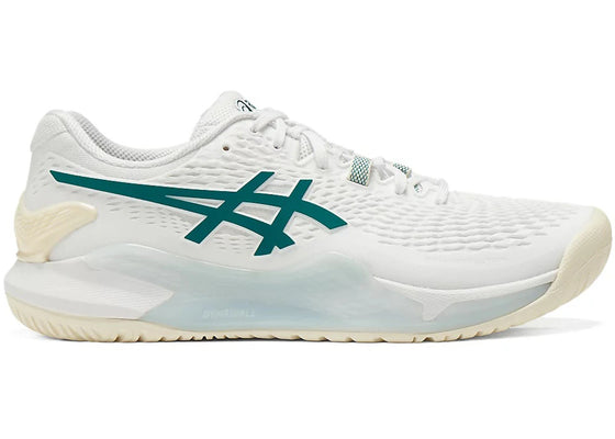 ASICS Gel-Resolution 9 White Pitch Green sneakers - authentic ASICS shoes