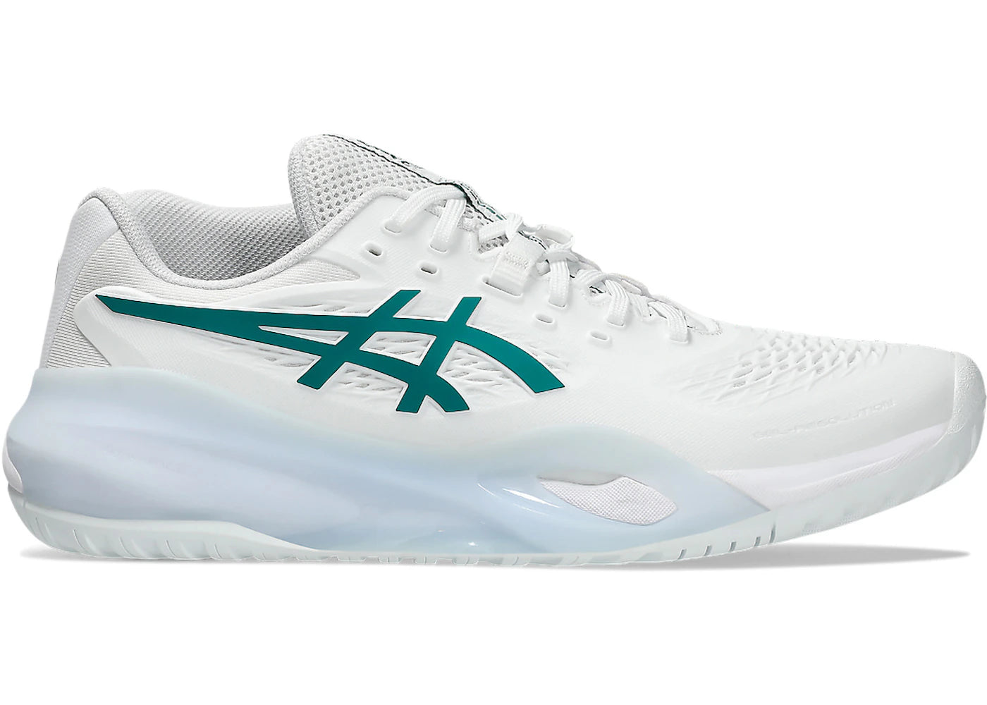ASICS Gel-Resolution X White Pitch Green - vue secondaire A