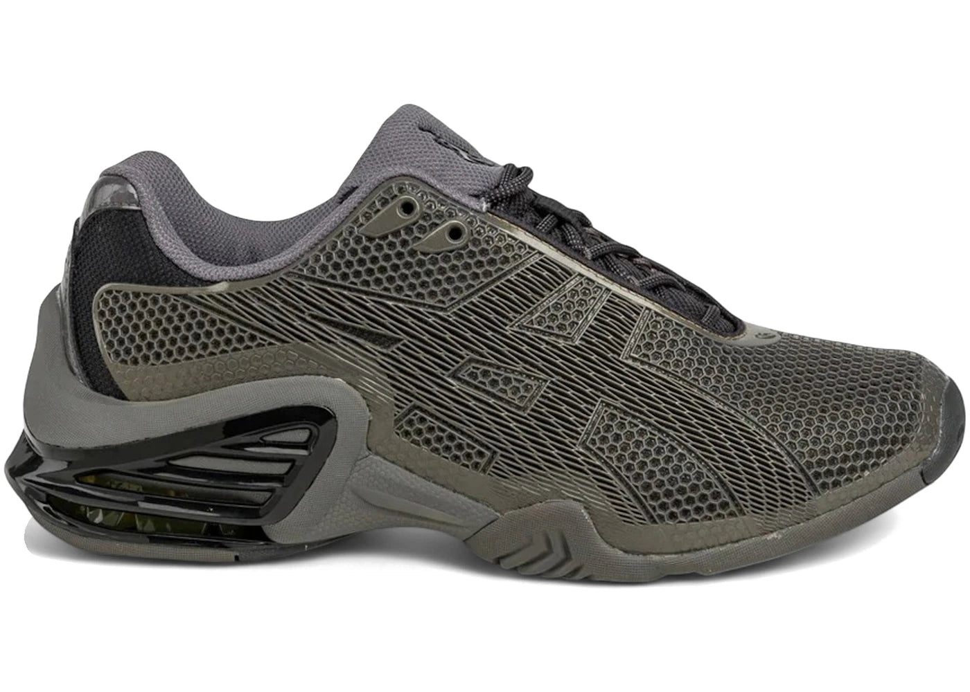 ASICS Gel-Teremoa II Kiko Kostadinov Dark Gull Grey Black - vue 360