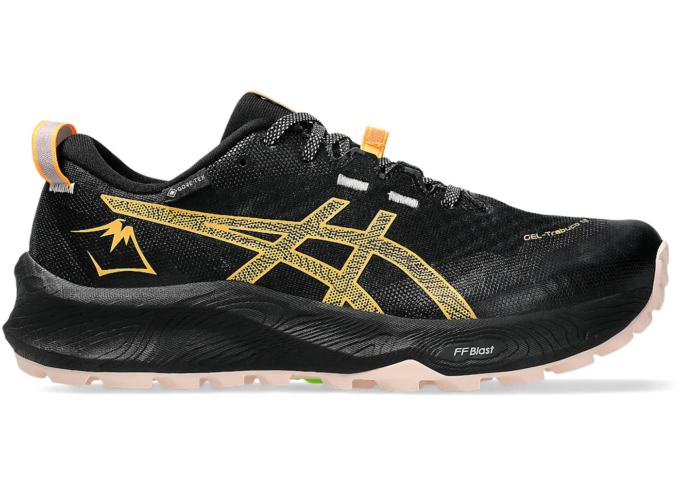 ASICS Gel-Trabuco 12 GTX Black Stadium Orange (Women's) - vue secondaire A