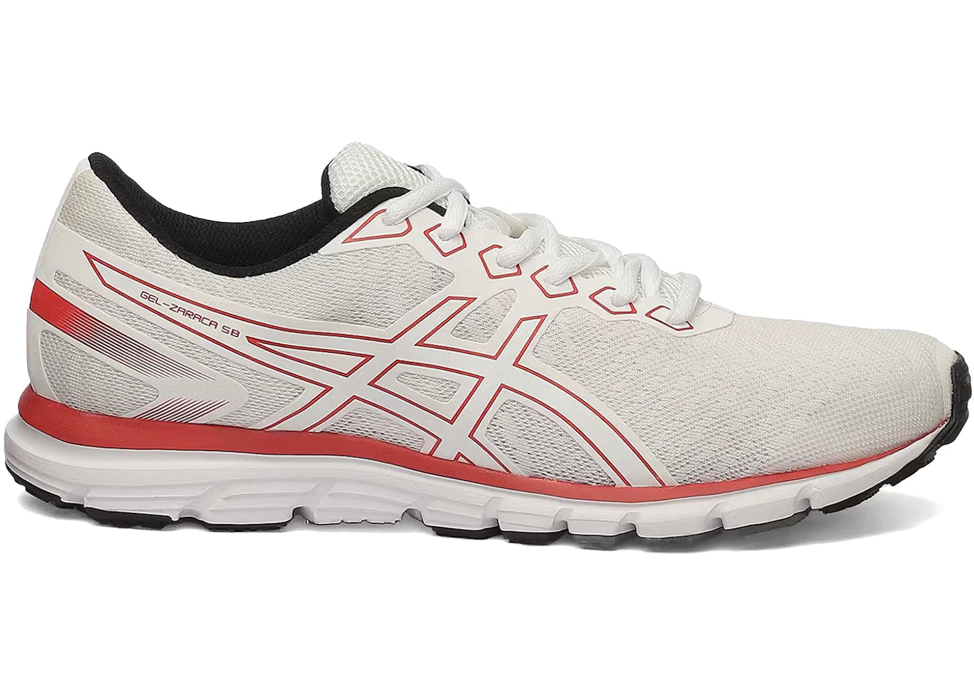 ASICS Gel-Zaraca 5B Brilliant White/Classic Red - vue secondaire A