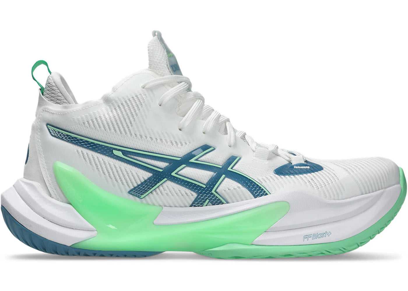 ASICS Metarise 2 White Saba Blue - vue 360
