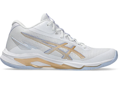 ASICS Netburner Ballistic FF MT 4 White Champagne (Women's) - authentic ASICS sneakers