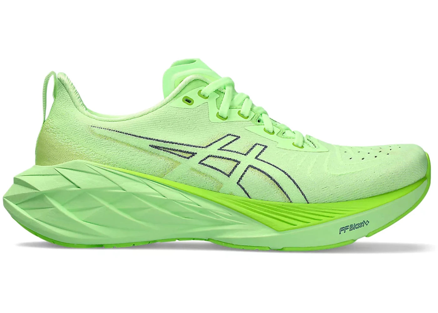 ASICS Novablast 4 Illuminate Green - vue 360