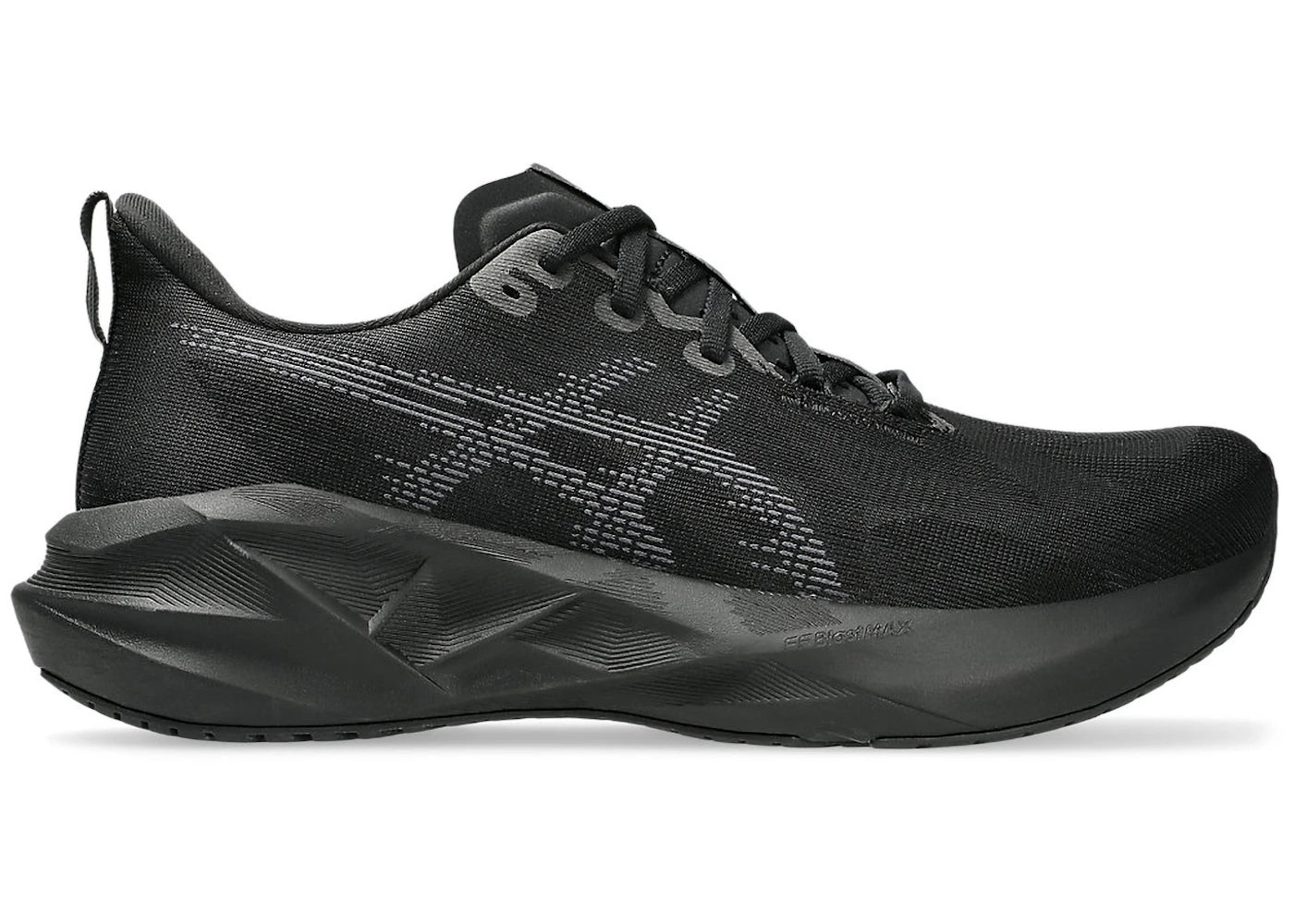 ASICS Novablast 5 Schwarz Trägergrau - vue 360