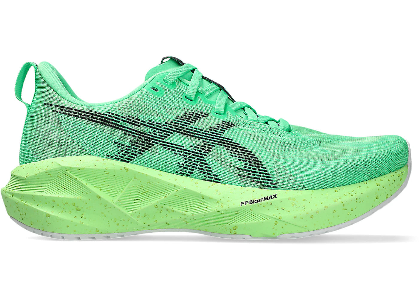 ASICS Novablast 5 Ekiden Vital Green Black (Women's) - vue 360
