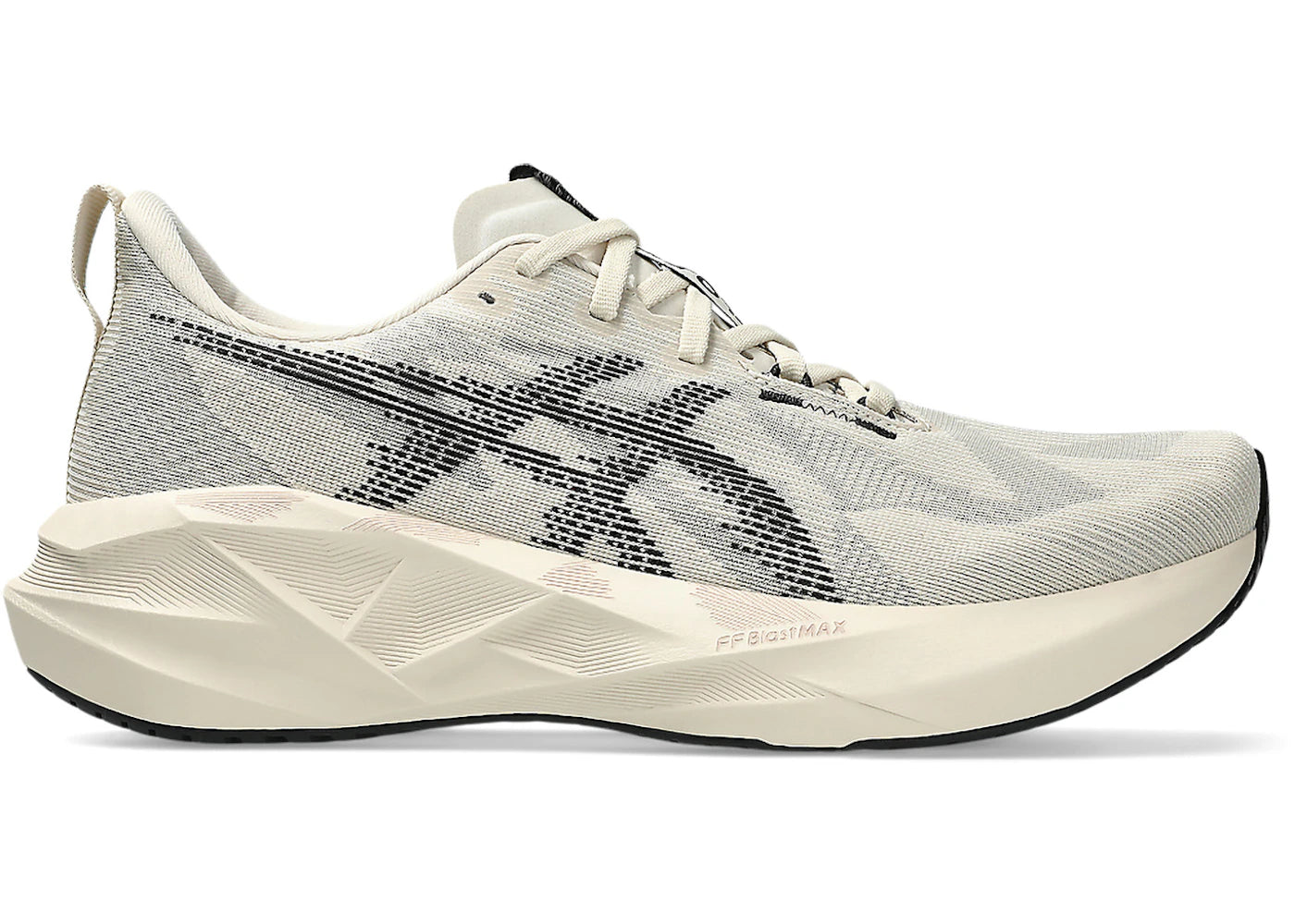 ASICS Novablast 5 Oatmeal Black sneakers - authentic ASICS shoes