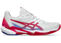 ASICS Solution Speed FF 3 Clay White Bright Rose (Women's)