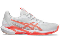 ASICS Solution Speed FF 3 White Sun Coral (Women's)