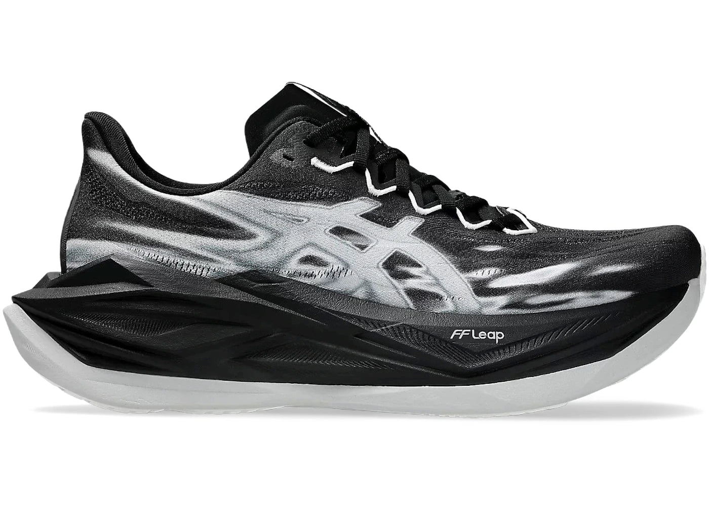 ASICS Superblast 3 Black White - vue 360