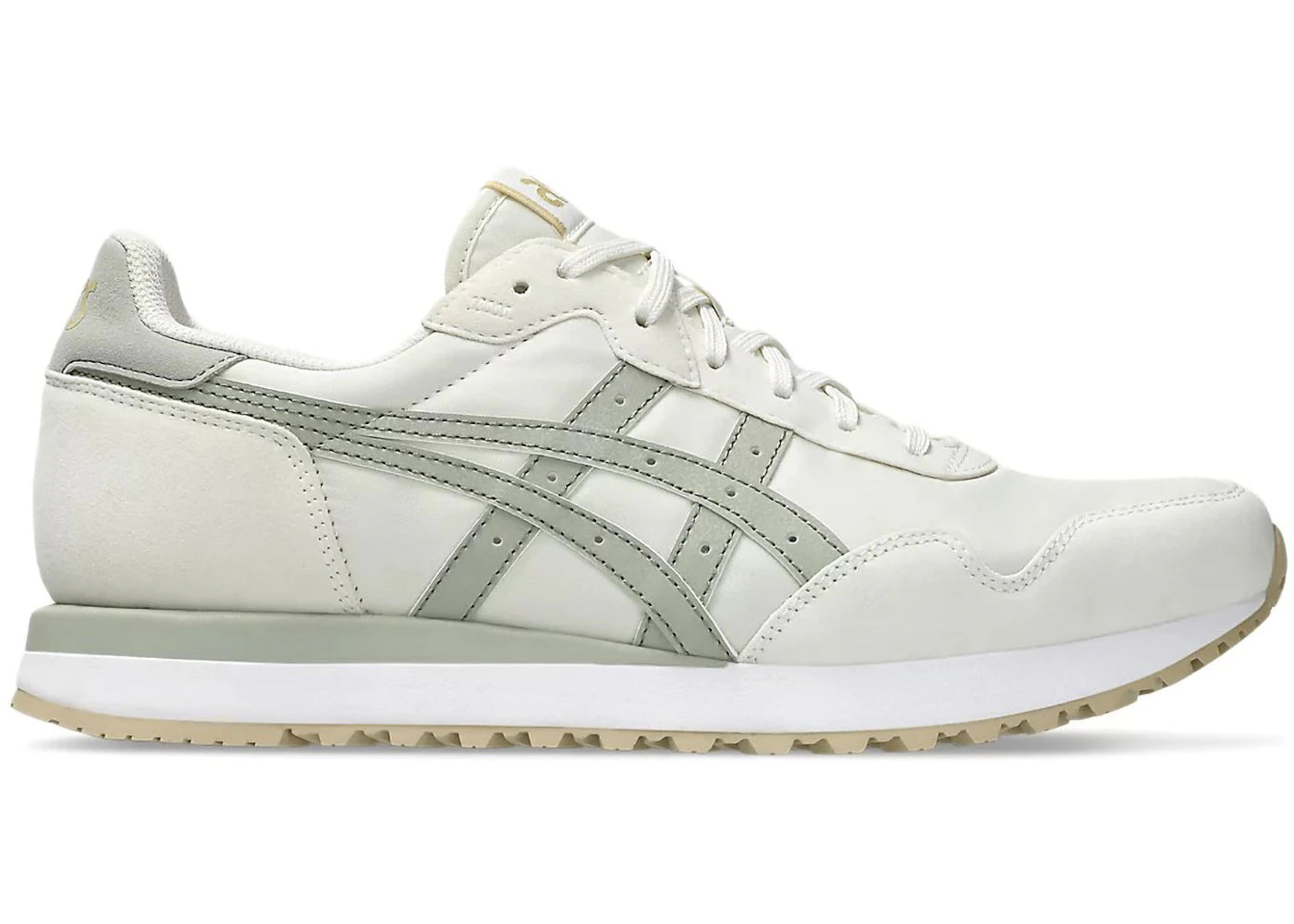 ASICS Tiger Runner II Cream Olive Grey - vue 360