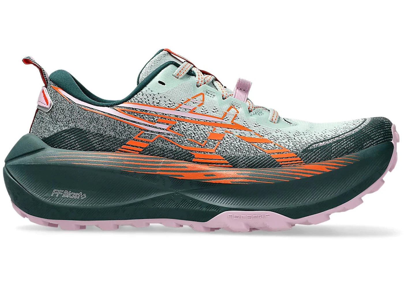 ASICS Trabuco Max 4 Cold Moss Nova Orange (Women's) - vue 360