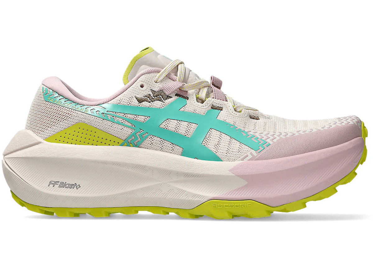 ASICS Trabuco Max 5 Mineral Beige Aurora Green (Women's) - vue secondaire A