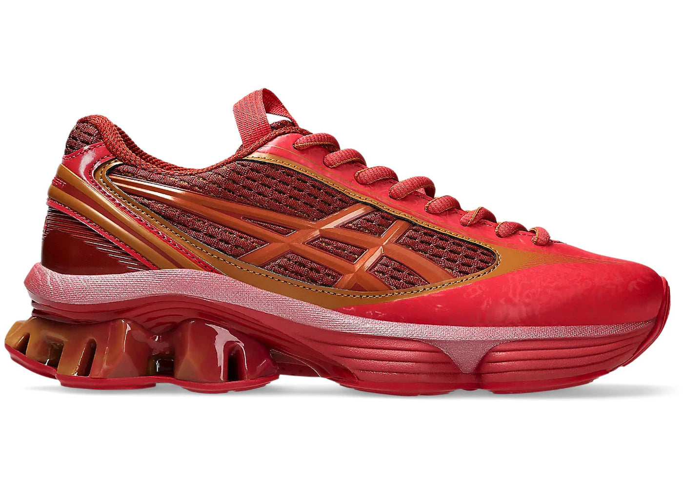 ASICS US6-S Gel-Kinetic Fluent Kiko Kostadinov Cayenne - vue 360