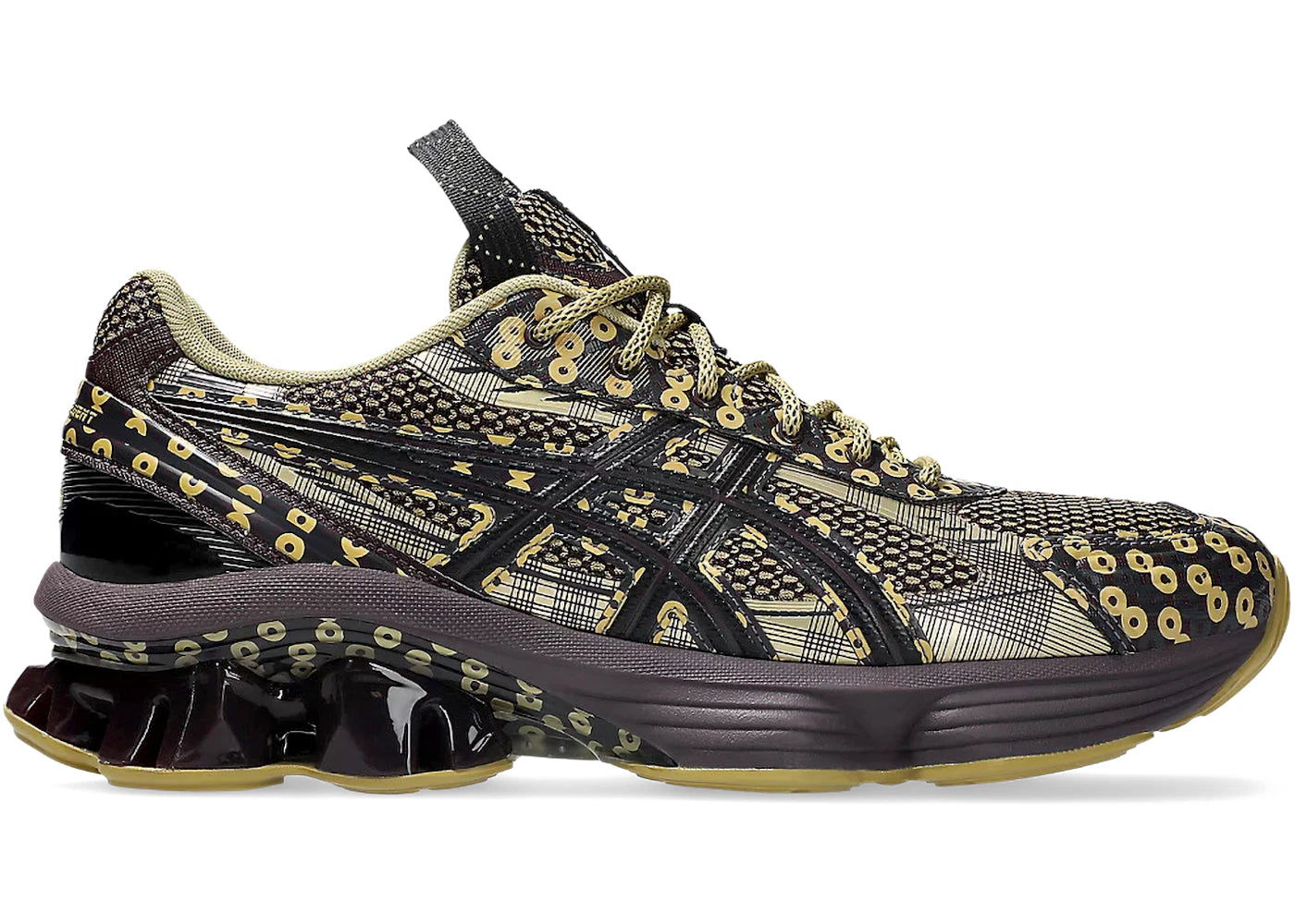 ASICS US7-S Gel-Kinetic Fluent Kiko Kostadinov Purple Lemongrass - vue 360