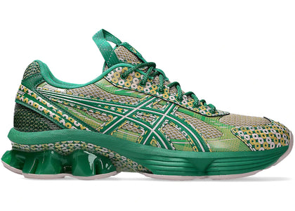 ASICS US7-S Gel-Kinetic Fluent Kiko Kostadinov Watershed Rose Kale - authentic ASICS sneakers