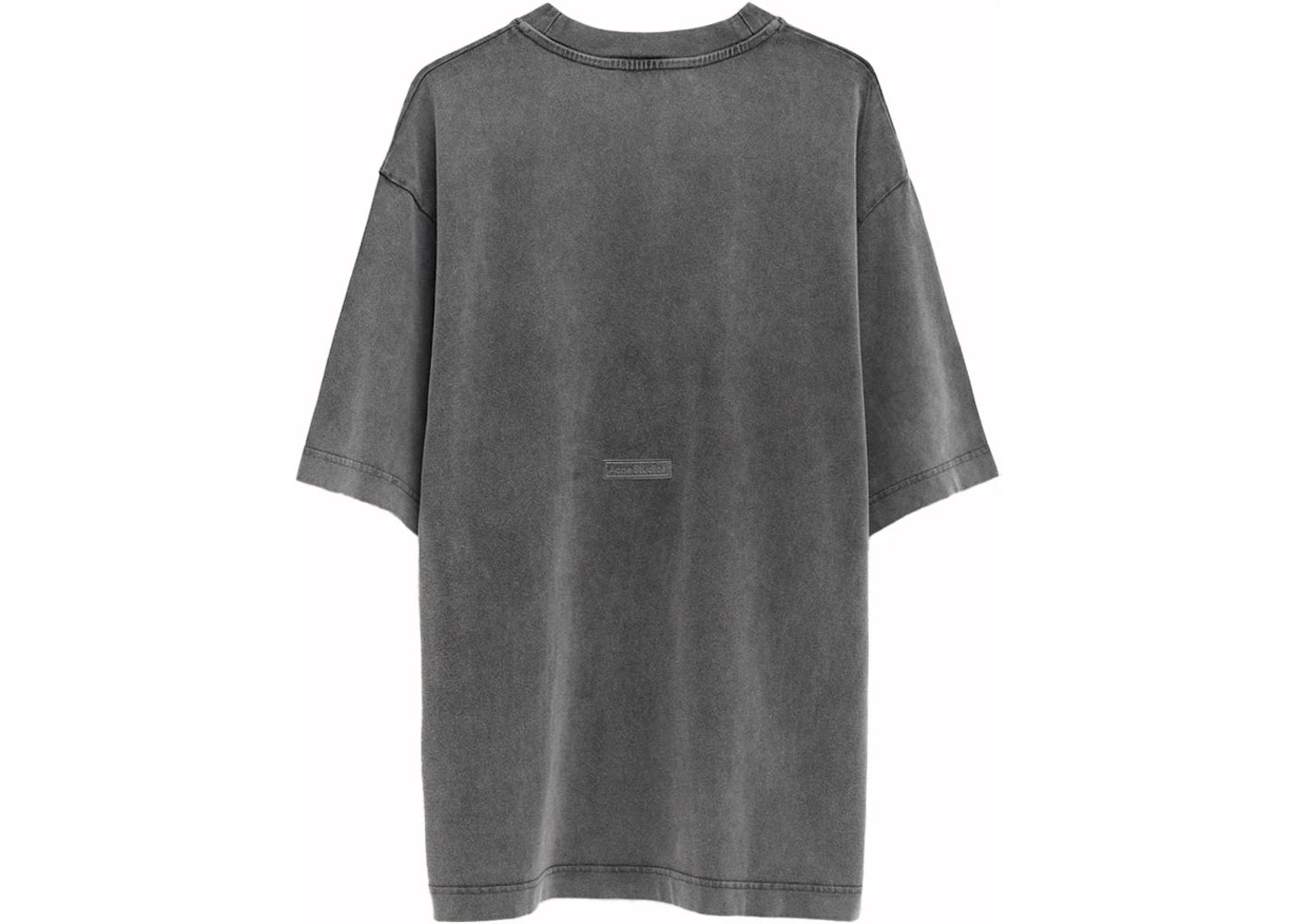 Acne Studios Crewneck T-Shirt Faded Black Bm0 - vue secondaire B