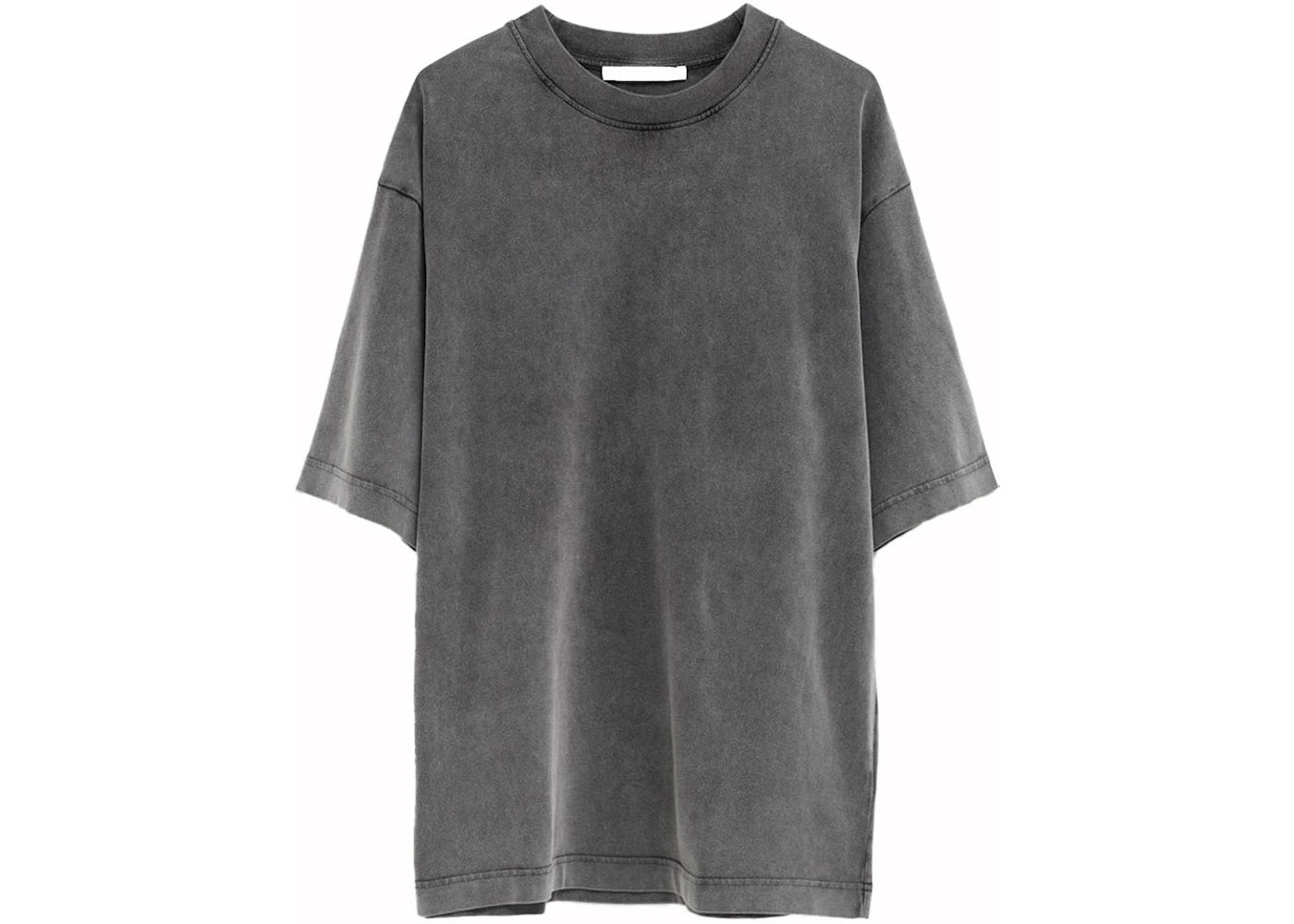 Acne Studios Crewneck T-Shirt Faded Black Bm0 - vue secondaire A