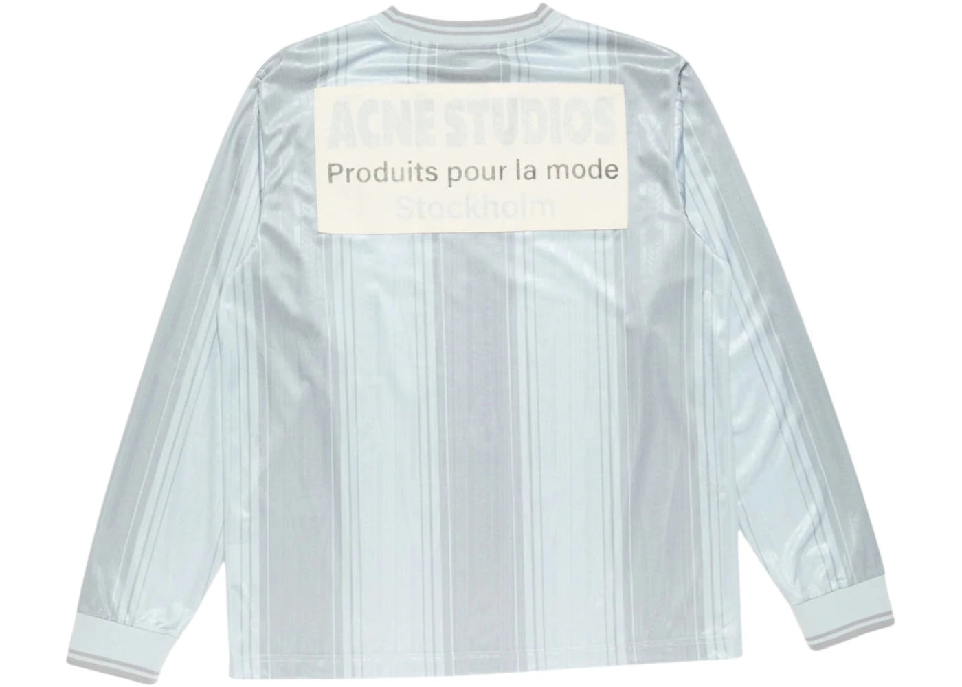 Acne Studios Logo Sports Top Jersey Grey - vue secondaire B