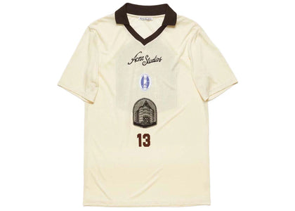 Acne Studios Logo Jersey Ivory White - apparel view 2
