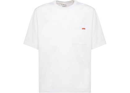 Acne Studios Pocket Logo T-Shirt Optic White - apparel view 2