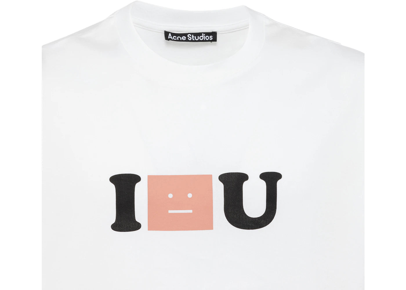 Acne Studios Printed T-Shirt Optic White - vue secondaire B