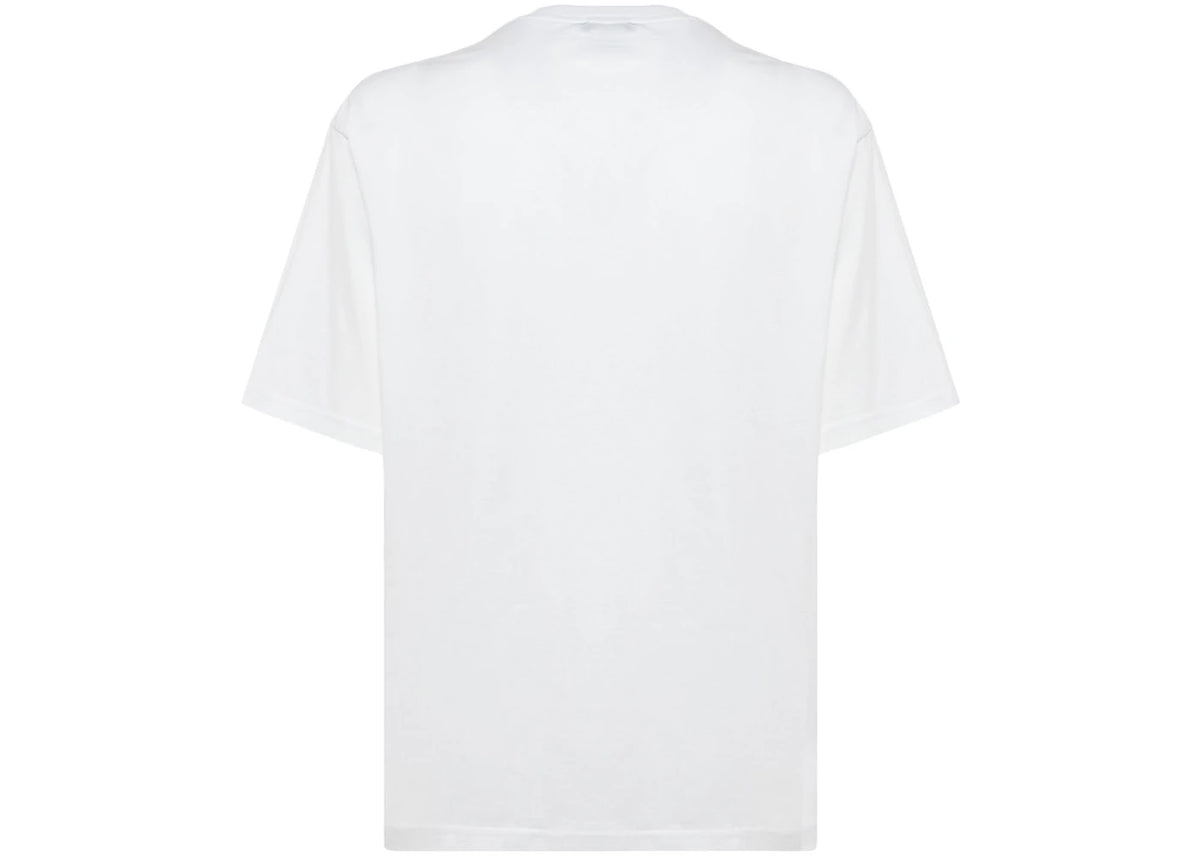 Acne Studios Printed T-Shirt Optic White - vue secondaire B