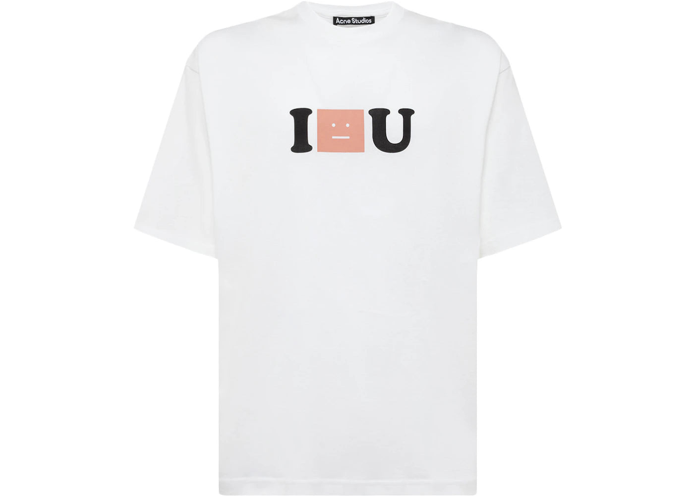 Acne Studios Printed T-Shirt Optic White - vue secondaire A