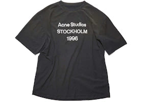 Acne Studios STOCKHOLM 1966 Logo T-Shirt Black