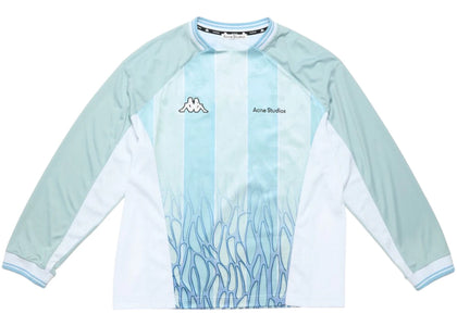 Acne Studios x Kappa Logo Long Sleeve T-shirt Grey/Light Blue - apparel view 2