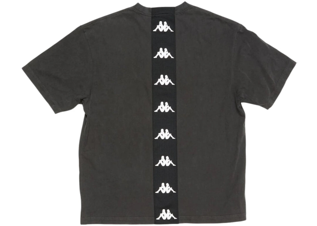 Acne Studios x Kappa Short Sleeve Logo T-shirt Black - vue secondaire B