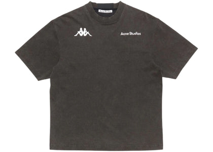 Acne Studios x Kappa Short Sleeve Logo T-shirt Black - apparel view 2