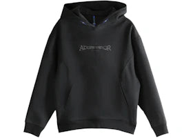 ADER error Logo Loose Hoodie Black
