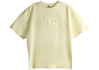ADER error Solid Color Short Sleeved T-shirt Yellow