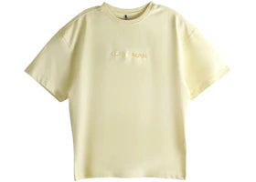 ADER error Solid Color Short Sleeved T-shirt Yellow