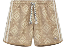 adidas CLOT Heritage Print Short By Edison Chen Shorts Warm Sandstone - authentic adidas apparel