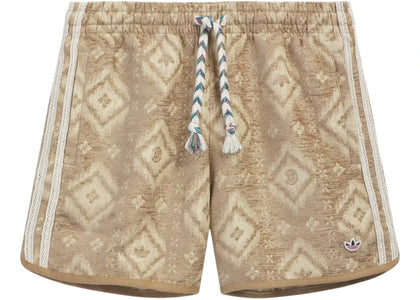 adidas CLOT Heritage Print Short By Edison Chen Shorts Warm Sandstone - apparel view 2