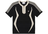 adidas CLOT X Adidas Originals Knit Jersey By Edison Chen T-shirt Black/Wonder White