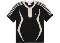 adidas CLOT X Adidas Originals Knit Jersey By Edison Chen T-shirt Black/Wonder White