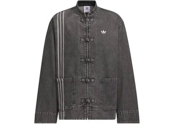 adidas CTT Oversized Chinese Track Top 3.0 Gender Neutral Jacket (Asia Sizing) Medium Black Denim sneakers - authentic adi...