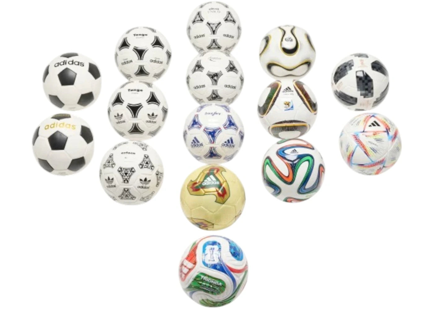 adidas FIFA World Cup Historical Mini Ball Set - vue secondaire A