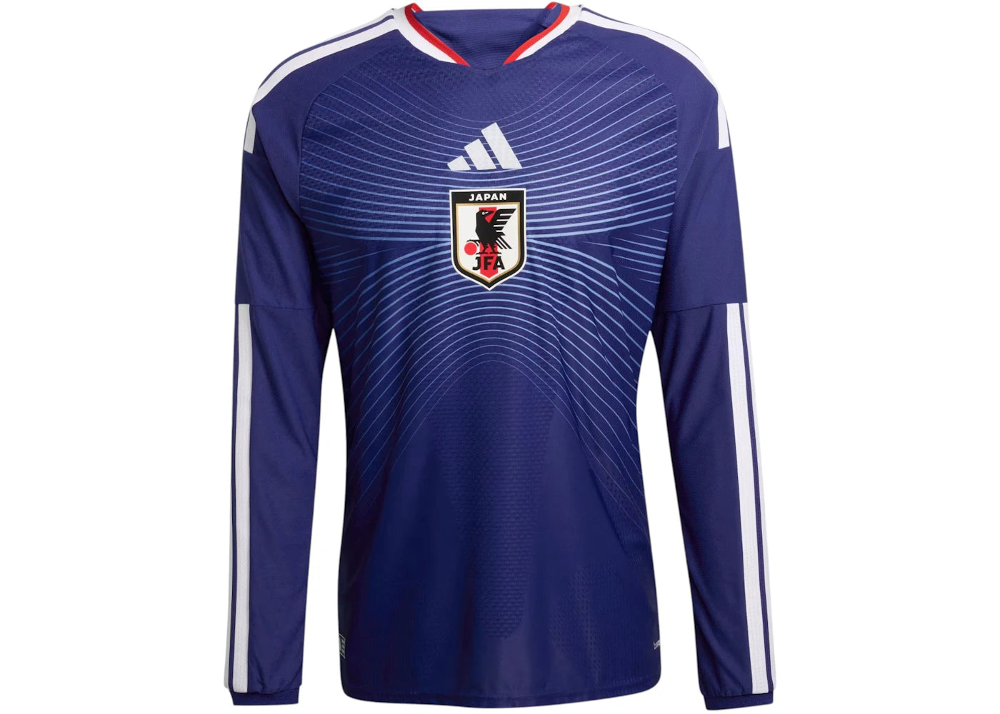 adidas Japan 26 Home Authentic Long Sleeve Jersey Japan Blue/Ash Blue - vue secondaire A