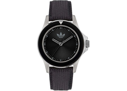 Adidas Men's Originals Expression One Black Dial Watch AOFH23016 - authentic adidas product