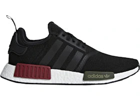 adidas NMD R1 Core Black Collegiate Burgundy - vue 360