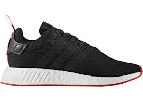 adidas NMD R2 Core Black Red Two Toned - vue 360