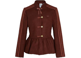 adidas Womens New Year Jacket Brown - authentic adidas apparel