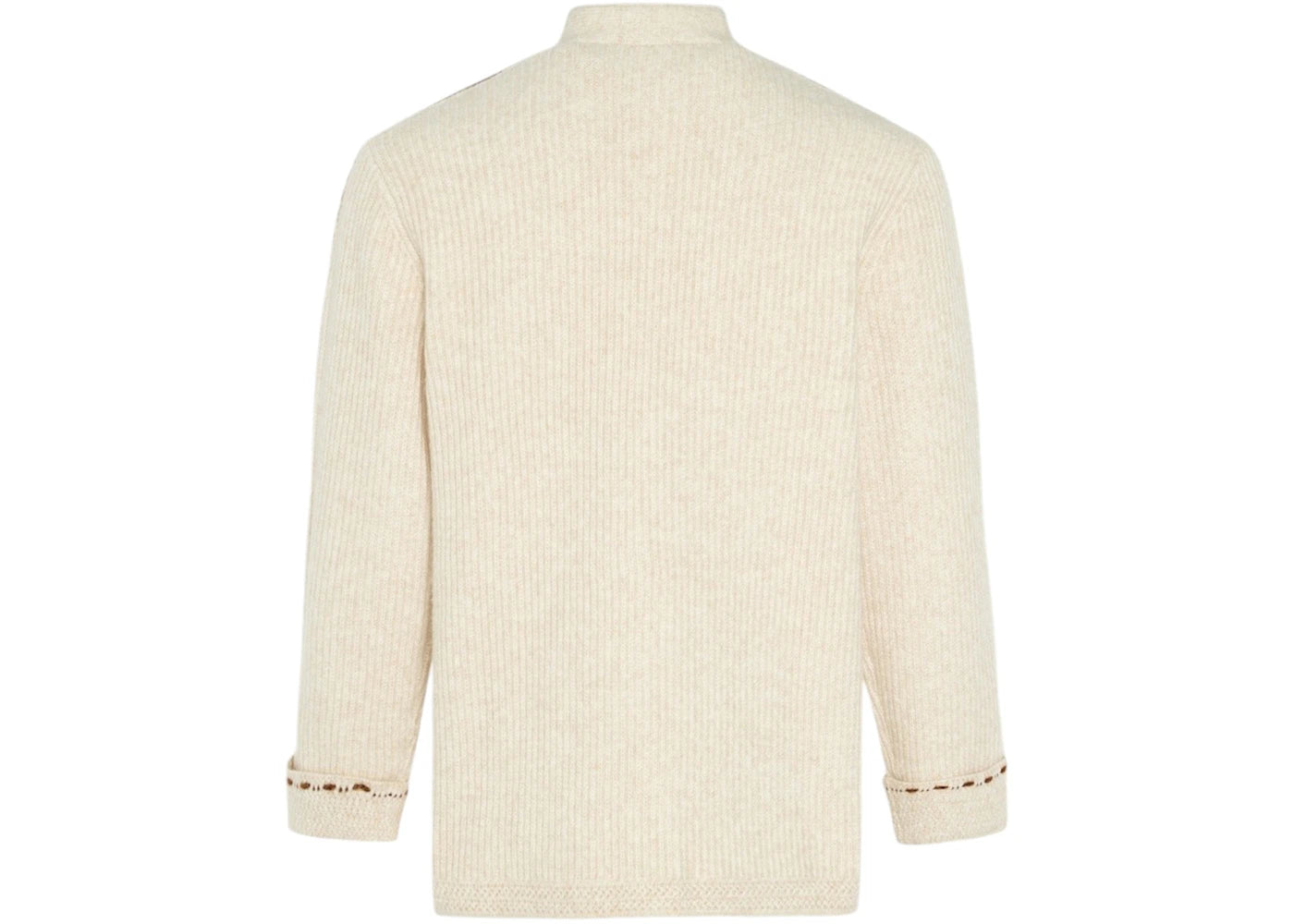adidas New Year Knit Jacket Light Brown - vue secondaire B