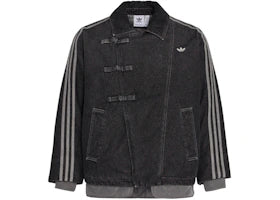 adidas New Year Pad Jacket Medium Black Denim - vue 360