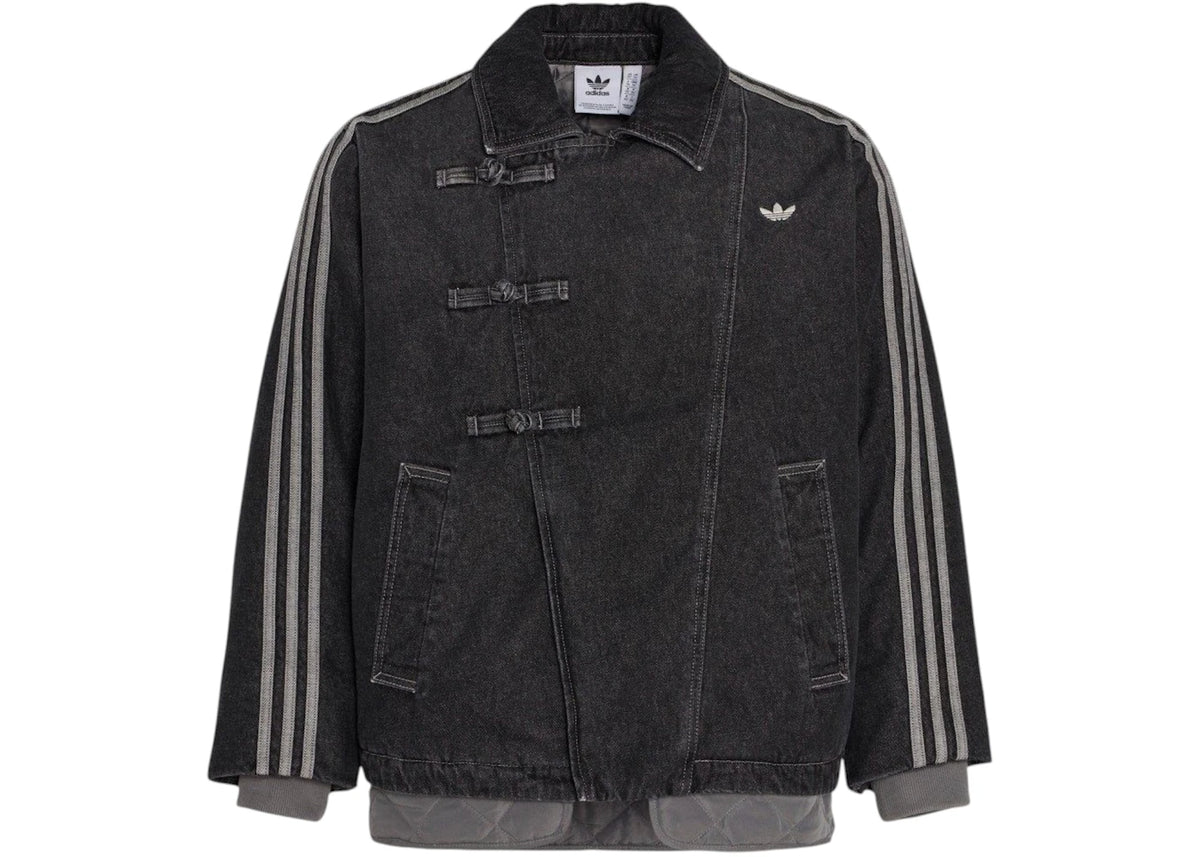 adidas New Year Pad Jacket Medium Black Denim - vue 360