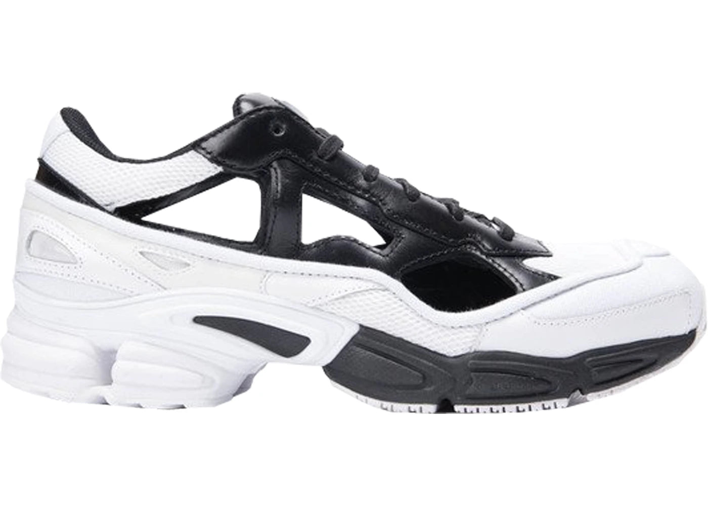 adidas RS Replicant Ozweego Raf Simons Schwarz Creme (Sonderedition mit Socken) - vue 360